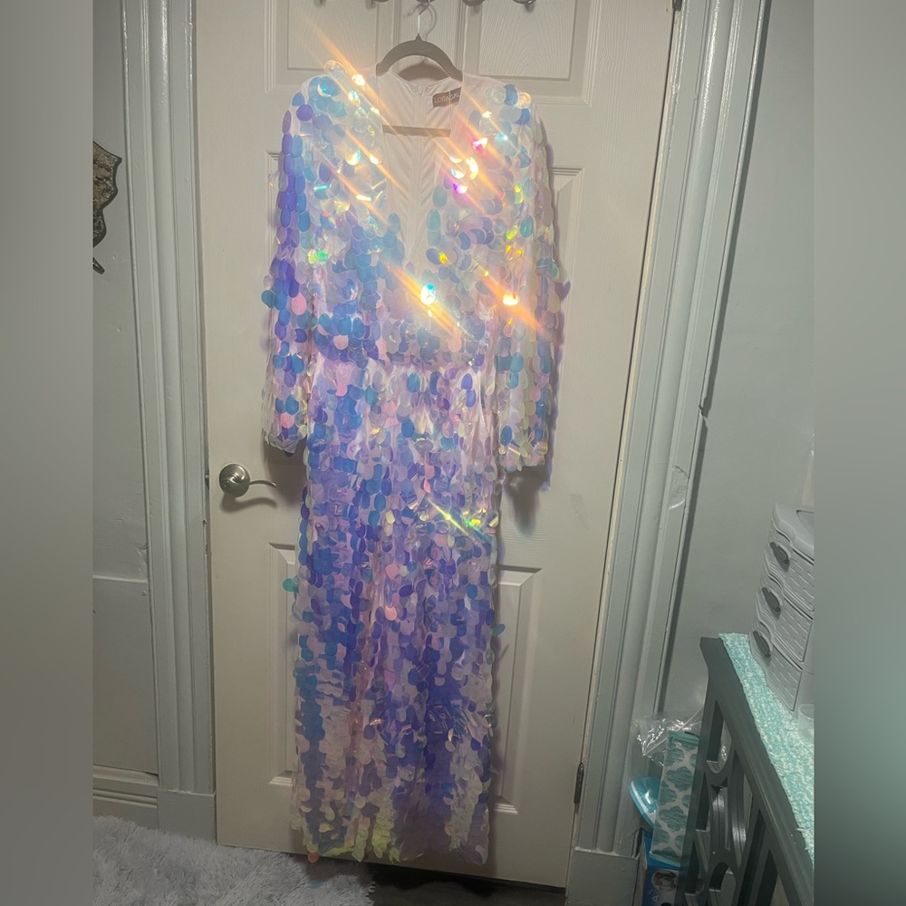 Large Sequin Jumpsuit, perfect for New Years, sexy and fun 🤩!
